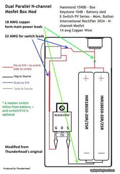 wiring diagram for the dual parallel channel