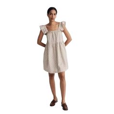 Madewell Flutter Sleeve Dress Size Xl New Without Tags Across Chest: 18" Across Waist: 20" Front Length: 37" Madewell Dresses, Flutter Sleeve Dress, Xl Dress, Flutter Sleeve, Square Neck, Madewell, Mini Dress, Womens Dresses, Women Shopping