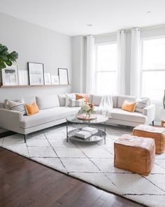 the living room is clean and ready for us to use in its new owner's home