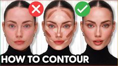 I have made contouring easy for you! I broke my entire process down into 5 easy steps so you can learn how to lift and sculpt your face. This contour techniq... Slim Your Face, How To Contour Your Face, Contouring Techniques, Red Carpet Makeup, How To Contour, Bold Lip Color, Festival Face, Celebrity Makeup Looks, Kawaii Faces