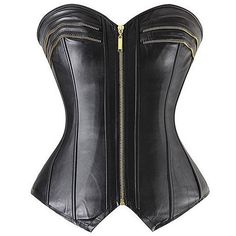 Steel Boned Zip Up Corset has a dual function, firstly it controls your waist and secondly it tones your waist. It is made from polyester which is soft, comfortable material and designed to be easy to wear. The body shaper also includes wide belts that wrap around your waist to achieve ideal body shape. Specification: Material: PU Leather Style: everyday Gender: Women Item Type: Bustiers & Corsets Color: Black Vintage Bustier, Lingerie Vintage, Corset Shapewear, Steampunk Corset, Plus Size Corset, Waist Trainer Corset, Gothic Corset, Corset Bustier, Ideal Body