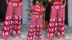 Ankara Baggy Trousers, How To Sew Palazzo Pants, How To Cut Palazzo Trouser, Palazzo Pants Pattern Free, Palazzo Pants Pattern, Pants Pattern Free, Palazzo Pants Outfit