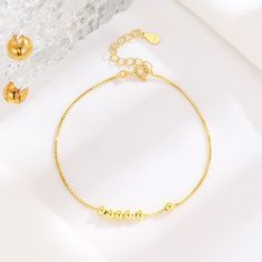 Color: White Gold Color, Yellow Gold, Rose Gold Fashion Element: Ring Style: Fresh Female Bracelets, Rose Gold Fashion, Sterling Silver Bead Bracelet, Bracelets Design, Silver Bead Bracelet, Bracelet Chain, Silver Prices, Silver Bead, Watch Necklace