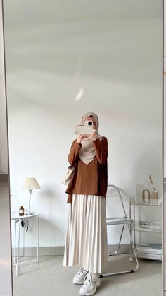 Outfit Dirumah, Celana Jins Wanita, Skirt Outfits Hijab, Modest Ootd, Simple Outer, Outfit Ngampus