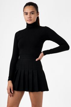 Tennis Skirt Outfit Winter, Tennis Outfit Cute, Tennis Skirt Outfits, Tennis Skirt Black, Winter Skirt Outfit, Church Dresses, Popular Outfits