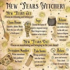 Witchcraft For New Year, New Years Day Witchcraft, Yuletide Blessings, Midnight Margaritas, Witch Life, Yule Tree