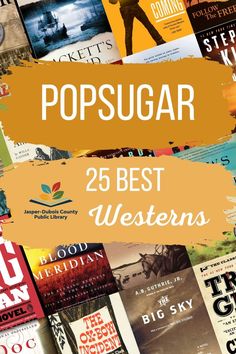 the cover of popsugar 25 best westerns, with an image of a man standing