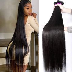 PRICES MAY VARY. Straight Hair Bundles Material :12A Brazilian Virgin Straight Human Hair Bundles,100% Unprocessed Virgin Remy Hair Cut From Young Girls Directly,No Synthetic. Human Hair Bundles Quality:Double Machine Weft,Strong Weft,No Shedding,Thick Healthy Ends ,Full and Thick,No Split No Tangle,100% Human Hair Straight Bundles . Straight Hair Bundles Color:Natural Black Color. Can be Dyed, Permed, Bleached, Highlighted,Curled or Styled as Your Own Hair. Brazilian Hair Bundles Weight and Len Amazon Wigs, Grad Hair, Straight Human Hair Bundles, Brazilian Straight Human Hair, Weave Extensions, Straight Bundles, Brazilian Hair Bundles, Straight Hair Bundles, Brazilian Straight Hair