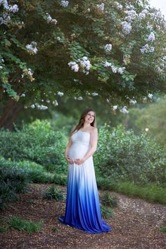 Arctic Ocean Ombre {Eternity} Convertible Maternity Gown Maternity Evening Gowns, Maternity Dresses Photography, Maternity Wrap Dress, Maternity Gown, Arctic Ocean, Maternity Gowns, Crop Top Skirt, Feather Light, Rainbow Baby