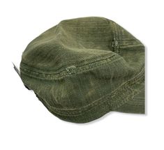 Green adjustable fashion hat. Trendy Adjustable Khaki Hat, Military Style Visor Hat For Summer, Military Style Summer Visor Hat, Trendy Khaki Cap, Green Flat Cap For Summer, Summer Military Brimmed Hats, Military Style Brimmed Summer Hats, Military Style Brimmed Hats For Summer, Summer Military Cap Style Hat