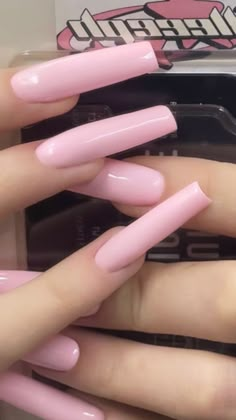 Long Pink Nails, Hot Nails, Luxury Nails, Fire Nails, Funky Nails, Dream Nails