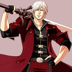 Dmc4 Dante, Red Dragon Emperor, Dante Anime, Dragon Emperor, Capcom Games, The Red Dragon