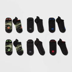 Kids' 6pk Athletic Socks - All in Motion Camo M, Kids Unisex, Size: Medium, MultiColored Functional Slip-resistant Gym Socks, Casual Moisture-wicking Socks For Outdoor, Casual Black Running Socks, Casual Sweat-resistant Running Socks, Fade-resistant Black Sports Socks, Breathable Casual Socks For Gym, Casual Moisture-wicking Comfortable Socks, Breathable Casual Gym Socks, Casual Moisture-wicking Stretch Socks