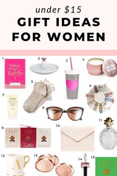 gift ideas for women under $ 15