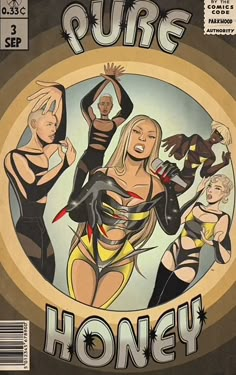 the cover to pure honey comic book