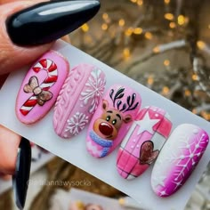 Nail Art Dessin, Christmas Nail Designs Acrylic, Christmas Nail Designs Easy, Xmas Nail Art, Art Deco Nails, Christmas Nail Art Designs, Nail Art Designs Videos