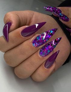 Easy Nails, Purple Nail