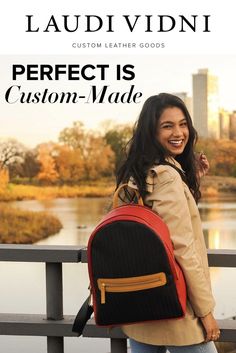 Laudi Vidni leather bags are handcrafted by our partners at AW Enterprises, a second-generation family-operated factory in Chicago. We take pride in the quality of our products and our commitment to American manufacturing. Visit our website to shop for leather bags made right here in the USA. Custom Leather Bag, Winter Bags, Handcrafted Bags, Leather Belt Bag, Leather Bags, Belt Bag