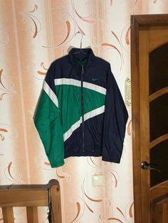 Vintage Nike windbreaker 90s nike jacket vintage Good used condition. Please see all photos (There is a very small hole. See the last photo) Size S Please check the measurements ! Back - 25.98" / 66 cm Sleeve from the neck - 30.32" / 77 cm Pit to pit - 23.62" / 60 cm Note : The real color of the item may be slightly different from the photos shown on our listing caused by many factors such as brightness of your monitor and light brightness. The color difference is not too outrageous from the original color. Thank you for visiting this page) See all my lots! Nike Jacket Vintage, Vintage Nike Windbreaker, 90s Nike, Nike Windbreaker, Nike Vintage, Photo Size, Jacket Vintage, Vintage Nike, Nike Jacket