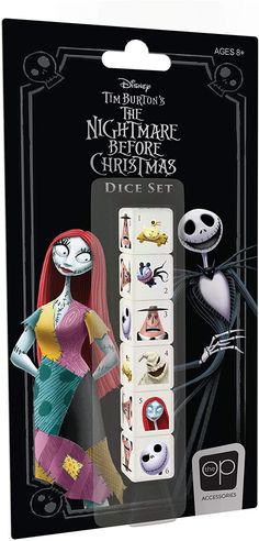 the nightmare before christmas doll set from disney's tim burton and jack skelling