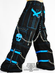 Cyberpunk Pants, Cyberpunk Outfit, Chain Pants, Cyberpunk Clothing, Dark Future, Funky Outfits