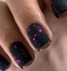 Coral Nails With Design, Dark Pink Nails, Pink Manicure, Simple Gel Nails, French Acrylic Nails, Hot Nails, Fancy Nails, Chic Nails, Creative Nails