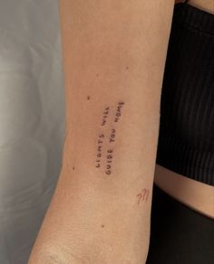 Mini Tattoos Quotes, Here I Am Tattoo, Somewhere Only We Know Tattoo, Song Name Tattoo, Aesthetic Patchwork Tattoo, Call Your Mom Tattoo, Matching Quote Tattoos, Coldplay Tattoo, Small Name Tattoo