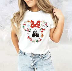 Disney Christmas Women’s Minnie Mickey Holiday Gift, Matching Medium NWT Easter Gnomes, Disney Christmas Shirts, Cute Gnomes, Easter Tees, Minnie Shirt, Easter Bunny Shirts, Bunny Shirt, Easter Shirt, Disney Christmas