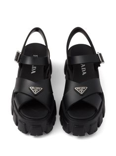 Prada Monolith Sandals Outfit, Vicky Donovan, Platform Sandals Outfit, Prada Monolith, Virgo Rising, Prada Triangle, Prada Sandals, Dream List, Sandals Outfit