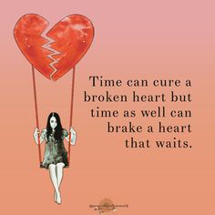 Karla S (K.S) on Instagram: “Time can cure a broken heart but time as well can brake a heart that waits. 📝 unknown 🎨 @proactiveyellowworld #proactiveyellowworld #time…” Instagram Time, A Heart, Canning