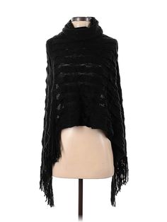 Big Buddha Poncho Size: 0 Sweaters & Sweatshirts - used. 100% Acrylic | Big Buddha Poncho: Black Sweaters & Sweatshirts - Size 0 Black Poncho, Big Buddha, Handbags For Women, Black Sweaters, Solid Black, Flapper Dress, Ballet Skirt, Women Handbags, Sweaters For Women