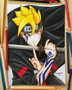 Easy Manga Drawings, Animation Character Drawings, Karma Seal, Cartoon Art Drawing, Color Anime, How To Draw Anime Eyes