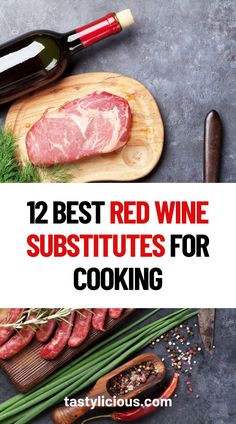 substitute for red wine cooking | red wine substitute for stew | red wine substitute bolognese | Best Substitutes For Red Wine | summer dinner recipes | healthy lunch ideas | dinner ideas | breakfast ideas | easy healthy dinner recipes Red Wine To Cook With, Substitute For Red Wine In Cooking, Cooking Wine Guide, Red Wine Substitute For Cooking, Dry Red Wine For Cooking, Best Red Wine For Cooking, Wine Substitute In Cooking, Red Wine Gravy For Beef, Red Wine For Cooking