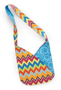 a multicolored neck tie with an abstract design on the front and back side