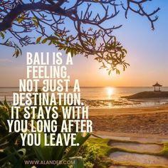 a beach with steps leading to the water and a sunset in the background that says, ball is a feeling not just a destination it stays with you