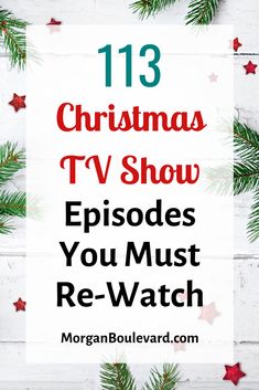 christmas tv show episode you must re - watch