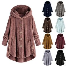 Patlollav Women Coats Plus Size Clearance Button Plush Tops Hooded Loose Cardigan Wool Outwear Winter Jacket Product details Hello! Welcome to our store-Patlollav! Stylish design,100% brand new high quality! Gender:Women,Lady,Female Style:Casual,Loose,Fashion Season:Fall,Winter Occasions:Casual,Traveling,Vacation,Party,Working,Dating,Shopping,Home,Holiday,Office,School or casual everyday If you have any questions about this products, please feel free to contact us. We will contact you within 24 Cheap Cotton Hooded Jacket For Fall, Affordable Cozy Hooded Jacket For Fall, Cheap Hooded Outerwear For Women, Cheap Casual Hooded Jacket For Women, Cheap Hooded Outerwear With Buttons, Cheap Hooded Cold Weather Outerwear, Cat Ears Hoodie, Cat Themed Outfits, Cat Hoodie With Ears