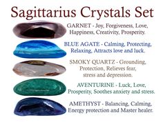 Crystals Sagittarius, Sagittarius Crystals Stones, Crystals For Sagittarius, Sagittarius Crystals, Crystal Stone Bracelet For Sagittarius, Spiritual Agate Gemstone Crystals, Crystals Zodiac, 21 December, Crystal Healing Chart