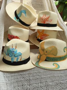 Straw Hat Crafts, Fabric Paint Diy, Summer Straw Hat, Summer Sun Hat