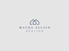 the logo for maura allain realtor