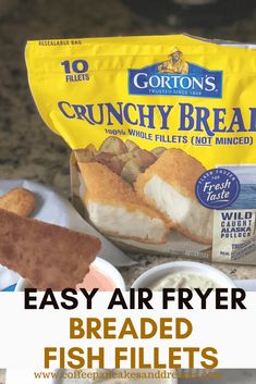 an easy air fryer breaded fish fillets recipe