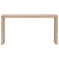 a wooden table on a white background