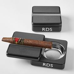 Cigar aficionados will appreciate the sophisticated carbon fiber design, rich high-gloss finish and sleek silver accents. Convenient compact size for travel. Gifts For College Boys, 3 Letter Monogram, Stocking Stuffers For Adults, Kydex Holster, 3 Letter, Letter Monogram, Personalized Accessories, Unique Personalized Gift