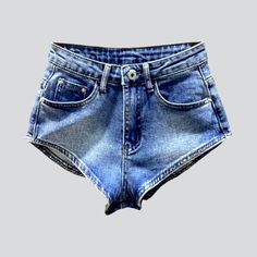 Bring the epitome of summer trend to life with our women's vintage denim shorts from the 2023 Summer Collection! A blend of city mode and vintage flair. these shorts boast a straight medium-waist fit with a zipper and button closure for an effortless yet sophisticated look.Unrivalled Streetwear Style: Vintage Flair: Revel in the traditional allure and charm of vintage denim. Street-Ready Straight Fit: Create a look that's both fashionable and relaxed. Zipper & Button Closure: Effortless. stylish Fitted Trendy Jean Shorts, Retro Denim Jean Shorts For Summer, Retro High Waist Jean Shorts With Built-in Shorts, Retro High-waisted Jean Shorts With Built-in Shorts, Trendy High Waist Denim Blue Shorts, Trendy Fitted Jean Shorts, Trendy Mid-rise Denim Blue Jean Shorts, Trendy Mid-rise Denim Jean Shorts, Trendy Mid-rise Denim Blue Shorts