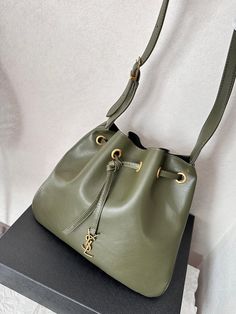 1:1 Replica Bags  Measurement: 23 x 28 cm / 9.1 x 11 inches   This Product Is Of The Best Quality.  The Production Time Is 3-5 Working Days.  Includes Box, Dust Bag, Care Manual, Booklet, Card, Bill Of Sale… Ysl Paris, Bill Of Sale, Bag Dark, Saint Laurent Paris, Hobo Bag, 11 Inches, Smooth Leather, Dark Green, Leather Bag