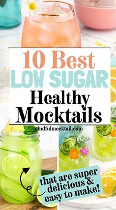 the 10 best low sugar healthy cocktails that are super delicious and easy to make