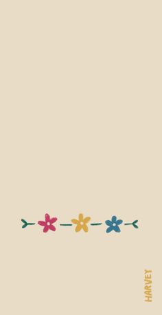 an image of flowers in the middle of a line on a beige background with words that read, happy birthday