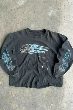 Vintage Harley Davidson Shirt, Concept Clothing, Guys Clothing Styles, Harley Davidson Shirt, Clothing Manufacturer, Vintage Hoodies, Vintage Harley Davidson, Custom Apparel, Embroidery Fashion