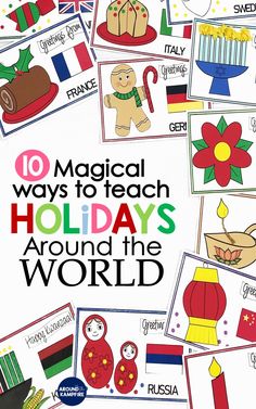 the top ten christmas activities for kids to learn in their homes and around the world