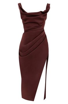 Off The Shoulder Corset Dress, Burgundy Midi Dress, Gaun Fashion, Grad Dresses, House Of Cb, Looks Chic, Classy Dress, Corset Dress, Fancy Dresses